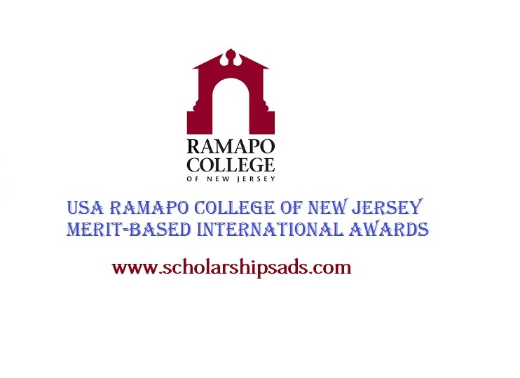 USA Ramapo College Of New Jersey Merit Based International Awards 2022 