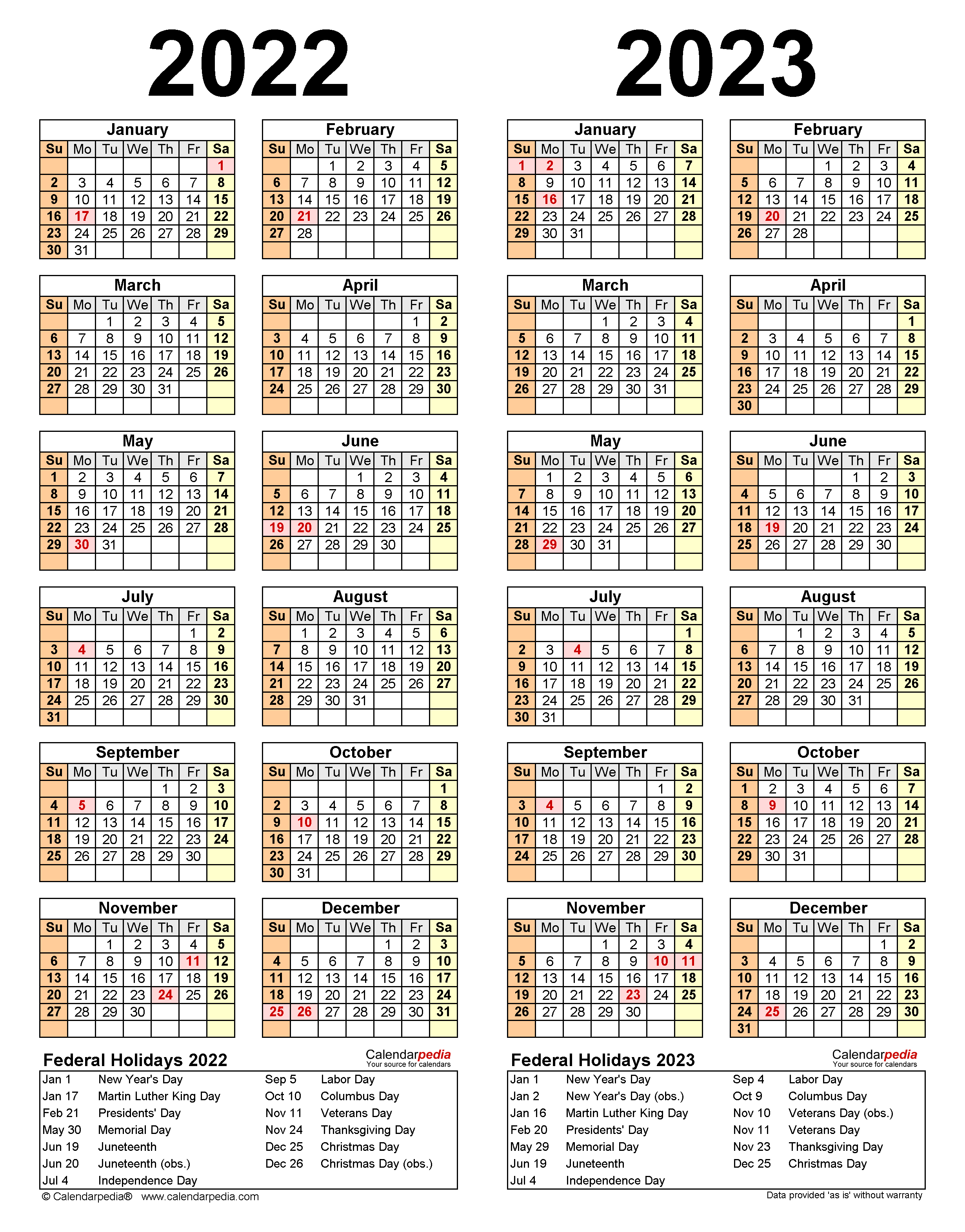 Washington Post 2023 Calendar January 2023 Calendar